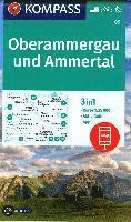 bokomslag KOMPASS Wanderkarte 05 Oberammergau und Ammertal 1:35.000