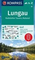 bokomslag KOMPASS Wanderkarte 67 Lungau, Radstädter Tauern, Maltatal 1:40.000