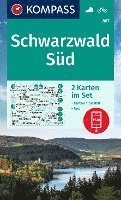 bokomslag KOMPASS Wanderkarten-Set 887 Schwarzwald Süd (2 Karten) 1:50.000