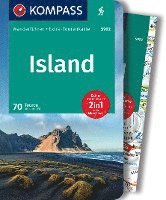 bokomslag KOMPASS Wanderführer Island, 70 Touren mit Extra-Tourenkarte