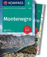 bokomslag KOMPASS Wanderführer Montenegro, 55 Touren mit Extra-Tourenkarte