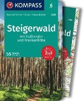 bokomslag KOMPASS Wanderführer Steigerwald mit Haßbergen und Frankenhöhe, 55 Touren mit Extra-Tourenkarte