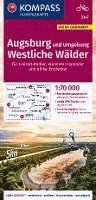 bokomslag KOMPASS Fahrradkarte 3347 Augsburg und Umgebung, Westliche Wälder 1:70.000