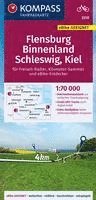 bokomslag KOMPASS Fahrradkarte 3310 Flensburg Binnenland, Schleswig, Kiel 1:70.000