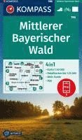 bokomslag KOMPASS Wanderkarte 196 Mittlerer Bayerischer Wald 1:50.000