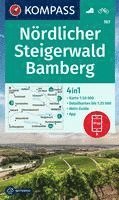 bokomslag KOMPASS Wanderkarte 167 Nördlicher Steigerwald, Bamberg 1:50.000