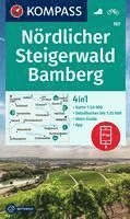 KOMPASS Wanderkarte 167 Nördlicher Steigerwald, Bamberg 1:50.000 1