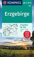 bokomslag KOMPASS Wanderkarten-Set 866 Erzgebirge (2 Karten) 1:50.000