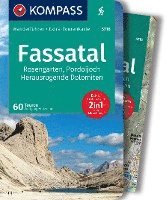bokomslag KOMPASS Wanderführer Fassatal, Rosengarten, 60 Touren mit Extra-Tourenkarte