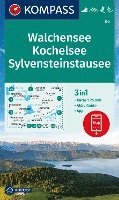 bokomslag KOMPASS Wanderkarte 06 Walchensee, Kochelsee, Sylvensteinstausee 1:25.000