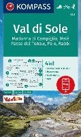 bokomslag KOMPASS Wanderkarte 119 Val di Sole, Madonna di Campiglio, Malè, Passo del Tonale, Peio, Rabbi 1:35.000