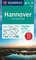 KOMPASS Wanderkarten-Set 848 Hannover und Umgebung (2 Karten) 1:50.000 1
