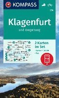 bokomslag KOMPASS Wanderkarten-Set 294 Klagenfurt und Umgebung (2 Karten) 1:50.000