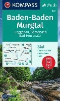 bokomslag KOMPASS Wanderkarte 872 Baden-Baden, Murgtal, Gaggenau, Gernsbach, Bad Herrenalb 1:25.000