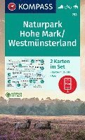 bokomslag KOMPASS Wanderkarten-Set 753 Naturpark Hohe Mark / Westmünsterland (2 Karten) 1:35.000