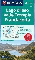 bokomslag KOMPASS Wanderkarte 106 Lago d'Iseo, Valle Trompia, Franciacorta 1:50.000