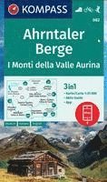 bokomslag KOMPASS Wanderkarte 082 Ahrntaler Berge, I Monti della Valle Aurina 1:25.000