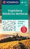 bokomslag KOMPASS Wanderkarten-Set Vogelsberg, Nördliche Wetterau (2 Karten) 1:50.000