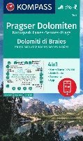 bokomslag Pragser Dolomiten NP Fanes-Sennes-Prags D/E/I + Aktiv Guide: 145