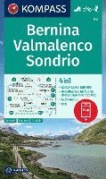 bokomslag KOMPASS Wanderkarte 93 Bernina, Valmalenco, Sondrio 1:50.000