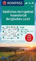 bokomslag KOMPASS Wanderkarte 756 Südliches Ruhrgebiet, Neandertal, Bergisches Land 1:50.000