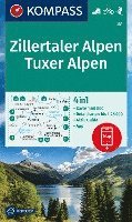 bokomslag KOMPASS Wanderkarte 37 Zillertaler Alpen, Tuxer Alpen 1:25.000