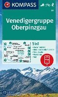 bokomslag KOMPASS Wanderkarte 38 Venedigergruppe, Oberpinzgau 1:50.000