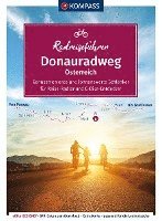 bokomslag KOMPASS Radreiseführer Donauradweg Österreich
