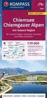 bokomslag KOMPASS Fahrradkarte 3335 Chiemsee - Chiemgauer Alpen 1:70.000