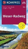 KOMPASS Fahrrad-Tourenkarte Weserradweg 1:50.000 1