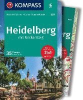 bokomslag KOMPASS Wanderführer Heidelberg mit Neckarsteig, 35 Touren mit Extra-Tourenkarte