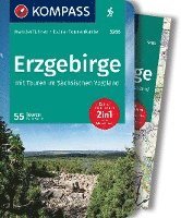 bokomslag KOMPASS Wanderführer Erzgebirge, 55 Touren mit Extra-Tourenkarte
