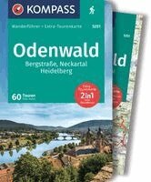 Elke Haan - KOMPASS Wanderführer Odenwald, 60 Touren mit Extra-Tourenkarte, Häftad
