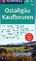 bokomslag KOMPASS Wanderkarte 188 Ostallgäu, Kaufbeuren 1:50.000