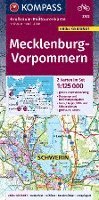 bokomslag KOMPASS Großraum-Radtourenkarte 3702 Mecklenburg-Vorpommern 1:125.000