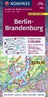 bokomslag KOMPASS Großraum-Radtourenkarte 3703 Berlin-Brandenburg 1:125.000