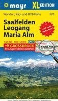 bokomslag Mayr Wanderkarte Saalfelden - Leogang - Maria Alm XL 1:25.000