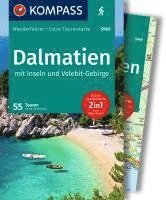 bokomslag KOMPASS Wanderführer Dalmatien mit Inseln, Velebit-Gebirge und Plitvicer Seen, 55 Touren mit Extra-Tourenkarte