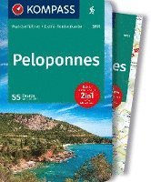 bokomslag KOMPASS Wanderführer Peloponnes, 55 Touren mit Extra-Tourenkarte