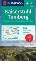 KOMPASS Wanderkarte 883 Kaiserstuhl, Tuniberg, Kenzingen, Emmendingen, Breisach am Rhein 1:25.000 1