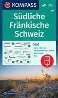 bokomslag KOMPASS Wanderkarte 171 Südliche Fränkische Schweiz 1:50.000