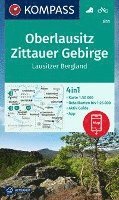 bokomslag KOMPASS Wanderkarte 811 Oberlausitz, Zittauer Gebirge, Lausitzer Bergland 1:50.000