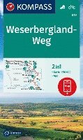 KOMPASS Wanderkarte 819 Weserbergland-Weg 1:50.000 1