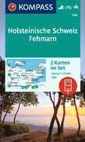 bokomslag KOMPASS Wanderkarten-Set 740 Holsteinische Schweiz, Fehmarn (2 Karten) 1:40.000