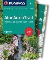 bokomslag KOMPASS Wanderführer AlpeAdriaTrail, Vom Großglockner nach Triest, 33 Etappen mit Extra-Tourenkarte
