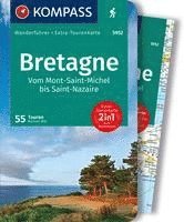 bokomslag KOMPASS Wanderführer Bretagne, vom Mont-Saint-Michel bis Saint-Nazaire, 55 Touren mit Extra-Tourenkarte