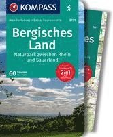 bokomslag KOMPASS Wanderführer Bergisches Land, Naturpark zwischen Rhein und Sauerland, 60 Touren mit Extra-Tourenkarte