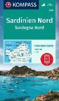 bokomslag KOMPASS Wanderkarten-Set 2497 Sardinien Nord / Sardegna Nord (4 Karten) 1:50.000