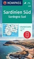 bokomslag KOMPASS Wanderkarten-Set 2499 Sardinien Süd / Sardegna Sud (4 Karten) 1:50.000