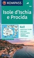 bokomslag KOMPASS Wanderkarte 680 Isole d' Ischia e Procida 1:15.000